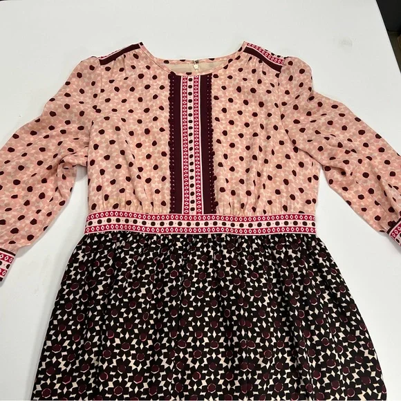 Kate Spade Floral Tile Mini Dress H255 Pippa Middleton Sz 12 - Picture 5 of 9